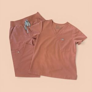 FIGS | Mauve Set: Catarina Top/Isabella Bottom